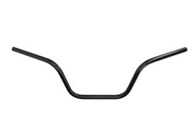 Vairas skersmuo 25,4mm APEHANGER spalva juoda (su trosų skylėmis) Tinka: HARLEY DAVIDSON; HONDA; TRIUMPH