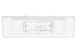 Valst. numerio apšvietimo žibintas OE BMW 63 26 7 193 294