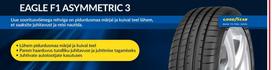 GOODYEAR Eagle F1 Asymmetric 3 RTF tipo padanga lengv. autom. vasarinė 245/40R19 LOGO 98Y F1A3R