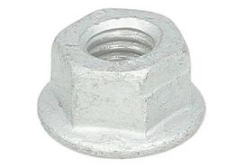 Veržlė šešiakamp-is/ė - M6 sriegio žingsnis 1 mm