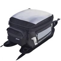 Krepšys ant bako S18 Tank Bag OXFORD (18L) spalva juoda/pilka, matmuo OS (tvirtinimas dirželiais)
