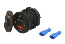 Elektros įranga Gniazdo USB DC 12-24V; DC 5V/3.6A (Motociklų; papildomas lizdas tipas-C)