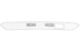 Valst. numerio apšvietimo žibintas OE VW 7E0 827 574G9B9