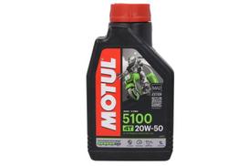 Variklio alyva 4T MOTUL 5100 (1L) 20W50 Pusiau sintetinė 5100 20W50 1L 109944