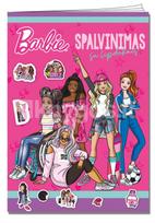 Barbie. Spalvinimas su lipdukais
