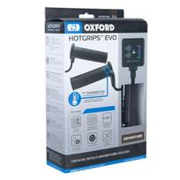 Rankenos OXFORD vairo skersmuo 22mm ilgis 132mm Kelioninė spalva: juoda, HotGrips Evo Adventure ((su termostatu))