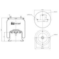 Pneumatinės pakabos kamera FE101347