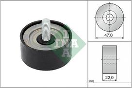 kreipiantysis skriemulys, V formos rumbuotas diržas INA 532 1001 10