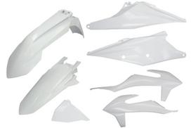 Bekelės plastikų aksesuarai, spalva Balta Tinka: KTM EXC, EXC-F 150-500 2020-2021