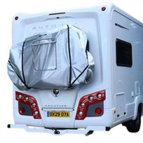Dviračio užvalkalas OXFORD Aquatex Touring Premium spalva sidabro - 3-4 dviračiai