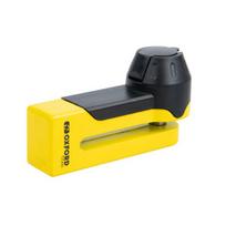 Stabdžių disko užraktas TITAN OXFORD spalva geltona 104mm x 104mm pirštas 10mm