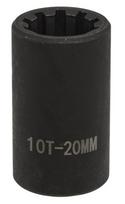 SEALEY Stabdžių suportų galvutė 1/2'' 10T-20 mm, tinka: VAG, AUDI A8, S6, PORSCHE CAYENNE SEA VS0984