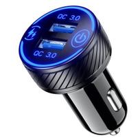 USB įkroviklis Z8-B-2xUSB QC3.0 4 RIDE (18W, spalva juoda)