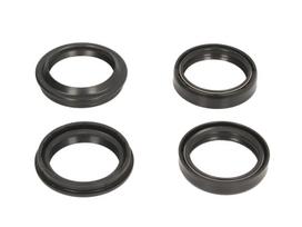 Priekinės pakabos alyvos ir dulkių sandariklių komplektas 56-133 (43 x 54 x 11) (kiekis pakuotėje: 4vnt.)Tinka: APRILIA; BMW; BUELL; CAGIVA; DUCATI; HONDA; KAWASAKI; SUZUKI; TRIUMPH; VICTORY