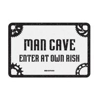Dirbtuvių lenta OXFORD, matmuo: 200; 300mm, užrašas/skaičius: Man Cave, medžiaga: metalas