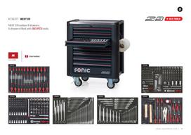 įrankių vežimėlis 363 vnt. SONIC 736377