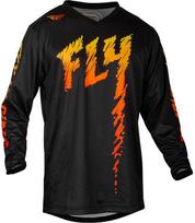 Marškinėliai off road FLY RACING YOUTH F-16 spalva geltona/juoda/oranžinė