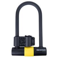 Stabdžių disko užraktas MAGNUM U-lock OXFORD spalva geltona/juoda 270mm x 177mm pirštas 16mm