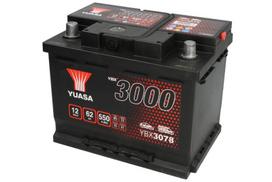 Akumuliatorius YUASA YBX3078 12V 62Ah 550A K+