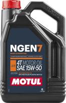 Variklio alyva 4T 15W50 MOTUL NGEN 7 4l 4T, API SP JASO MA-2 sintetinis