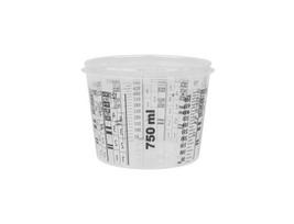 Puodelių rinkinys dažams maišyti 600/750ml