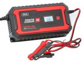 IDEAL PRAKTIK CHARGER 10 LCD Akumuliatoriaus įkroviklis PCHARGE10