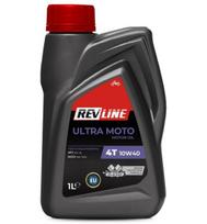 Variklio alyva 4T 10W40 REVLINE ULTRA MOTO 1l 4T, API SM JASO MA-2 Pusiau sintetinė