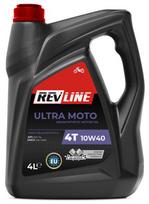 Variklio alyva 4T 10W40 REVLINE ULTRA MOTO 4l 4T, API SM JASO MA-2 Pusiau sintetinė