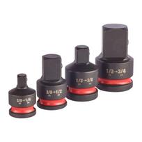 1/2; 3/8" Adapterių rinkinys vientisas 4 vnt.