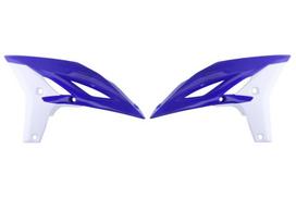 Radiatorių apsaugos, spalva Balta/Mėlyna Tinka: YAMAHA YZ 250 2010-2013