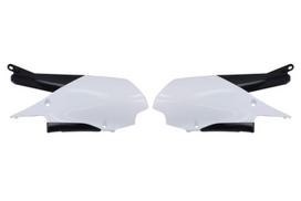 Šoninės apsaugos, spalva Balta/Juoda Tinka: YAMAHA YZ 250/450 2018-2023