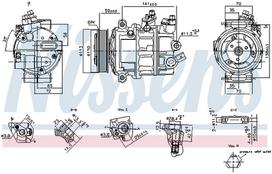 Kondicionieriaus kompresorius NIS 890893