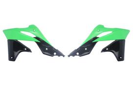 Radiatorių apsaugos, spalva Juoda/Žalia Tinka: KAWASAKI KX 250 2013-2016