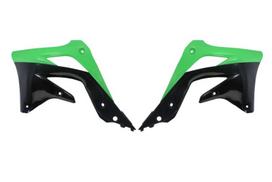 Radiatorių apsaugos, spalva Juoda/Žalia Tinka: KAWASAKI KX 450 2012-2015