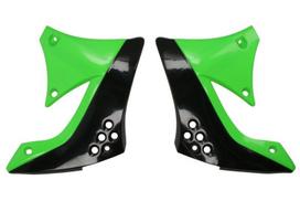Radiatorių apsaugos, spalva Juoda/Žalia Tinka: KAWASAKI KX 450 2009-2011