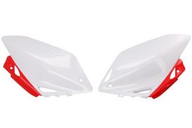 Šoninės apsaugos, spalva Balta/Raudona Tinka: HONDA CRF 450 2007-2008