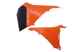 Oro filtro apsauga, spalva Oranžinė Tinka: KTM EXC, EXC-F, SX 125-500 2011-2013