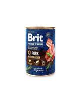 BRIT Premium by Nature 400 g su kiauliena ir stemple šunims