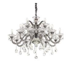 Ideal Lux - Krištolinis sietynas ant grandinės COLOSSAL 15xE14/40W/230V diametras 95 cm pilka