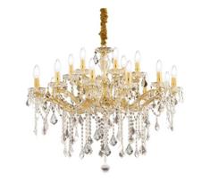 Ideal Lux - Krištolinis sietynas ant grandinės FLORIAN 18xE14/40W/230V diametras 86 cm auksas