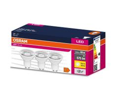 KOMPLEKTAS 3x LED elektros lemputė PAR16 GU10/6,9W/230V 2700K 36° - Osram