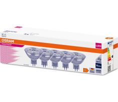 KOMPLEKTAS 5x LED elektros lemputė MR16 GU5,3/3,8W/12V 4000K 36° - Osram
