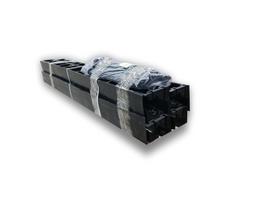 Plastikinių bortų juodų 8 cm aukščio (12 vnt) ir plastikinių vinių (30 vnt) komplektas