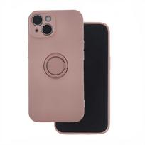 iLike Dėklas Finger Grip su pirštų laikikliu, skirtas iPhone 16 6,1 rožinės spalvos