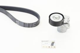 V formos rumbuotas diržas, komplektas 6 PK 1130 K3
