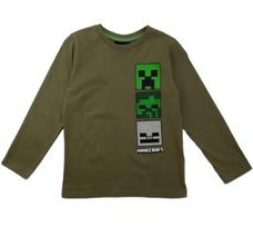 "Minecraft" vaikiški marškinėliai ilgomis rankovėmis