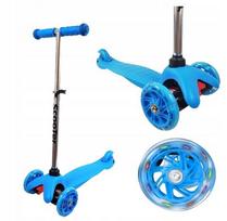 Triratis paspirtukas Scooter, mėlynas