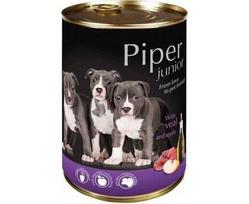 Piper Junior Teļa gaļa,āboli 0.4 - Konservēta barība suņiem