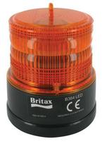 Besisukantis LED švyturėlis, gintarinis, magnetinis, Ø 108 mm x 126 mm, baterija, 20 LED, Britax