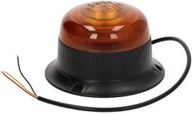 LED švyturėlis, žemo profilio, 15 W, 12-24 V, gintarinis, tvirtinamas varžtais, Ø 86 mm x67 mm